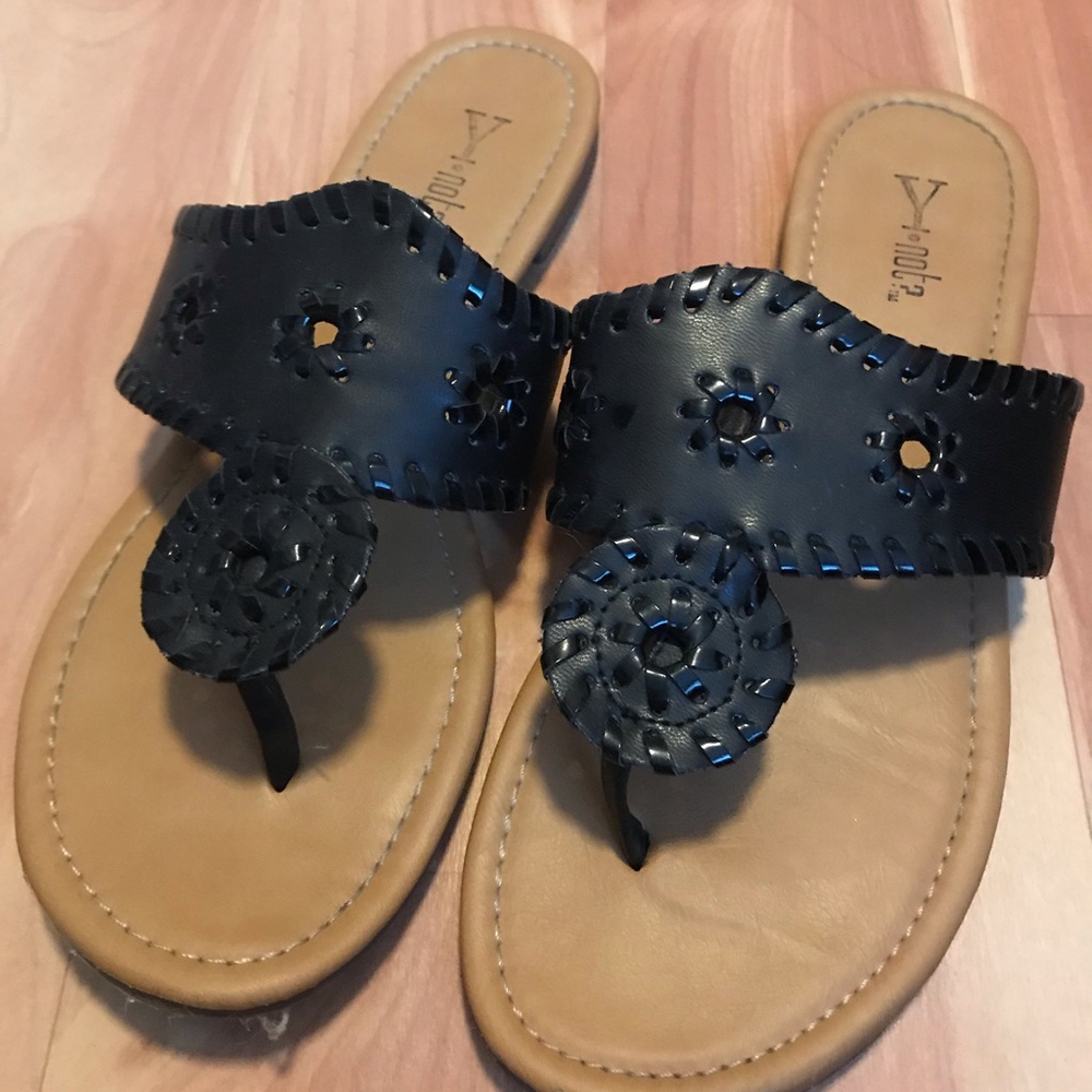 Black sandals